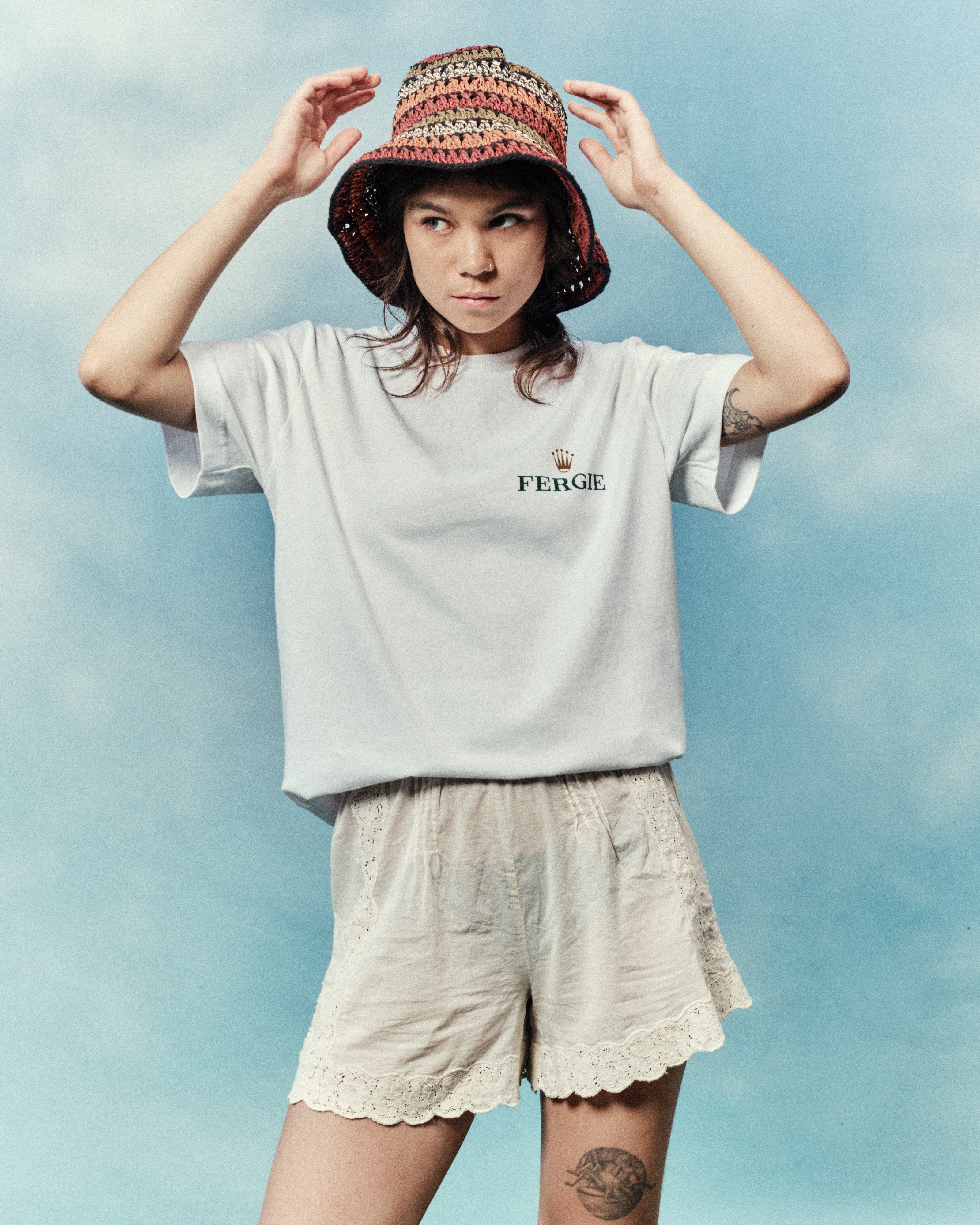 ART OF United Fergie Time Tee | MUFC White Graphic Football T-shirt