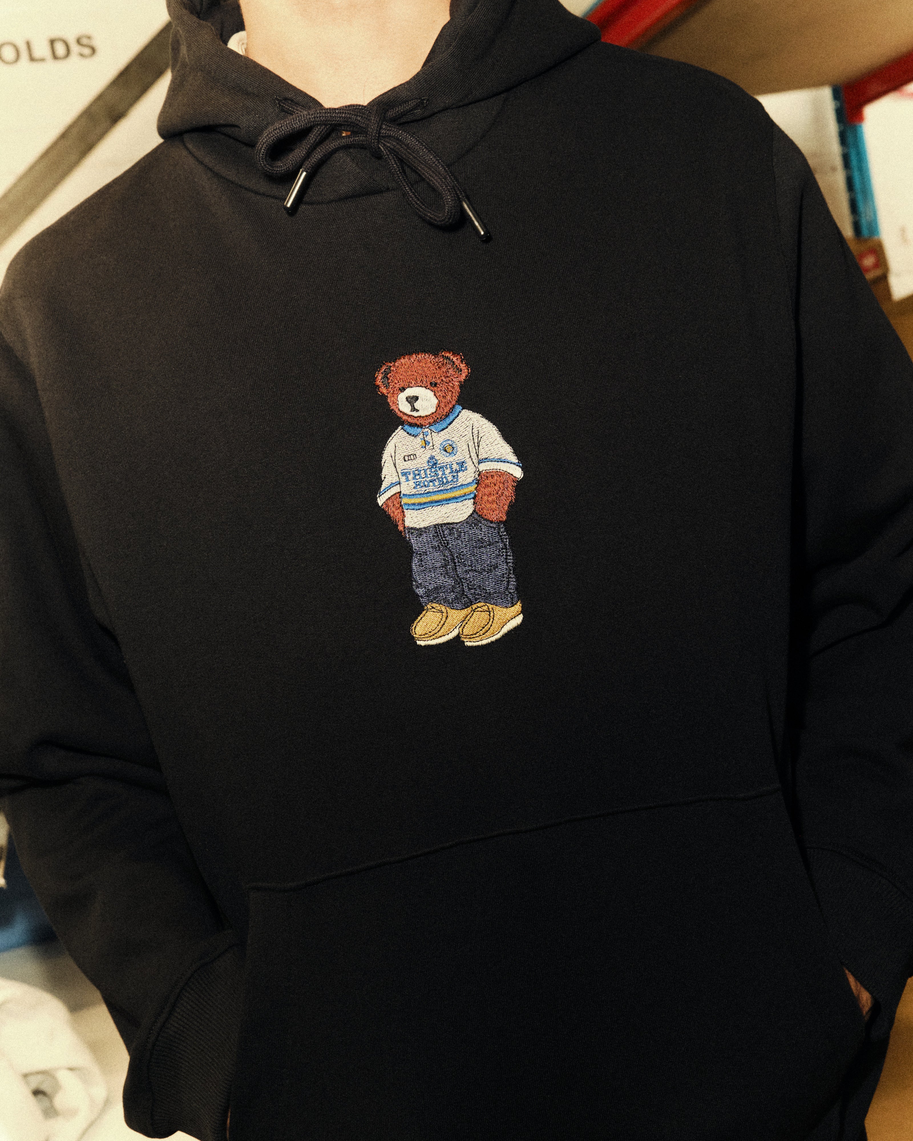 ART OF Football x Leeds Pickles Hoodie | AOF Black Embroidered Sweat