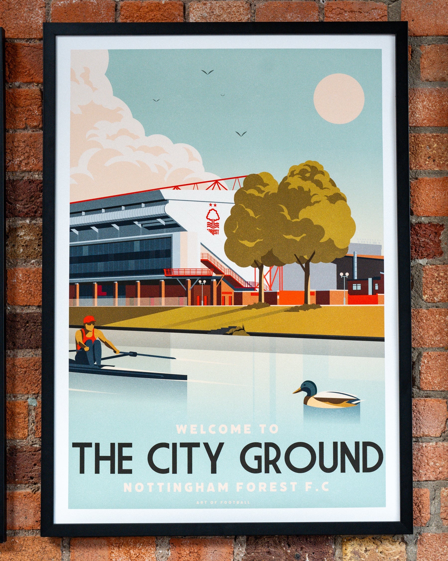ART OF x Forest Welcome To The City Ground Football Print | NFFC Art