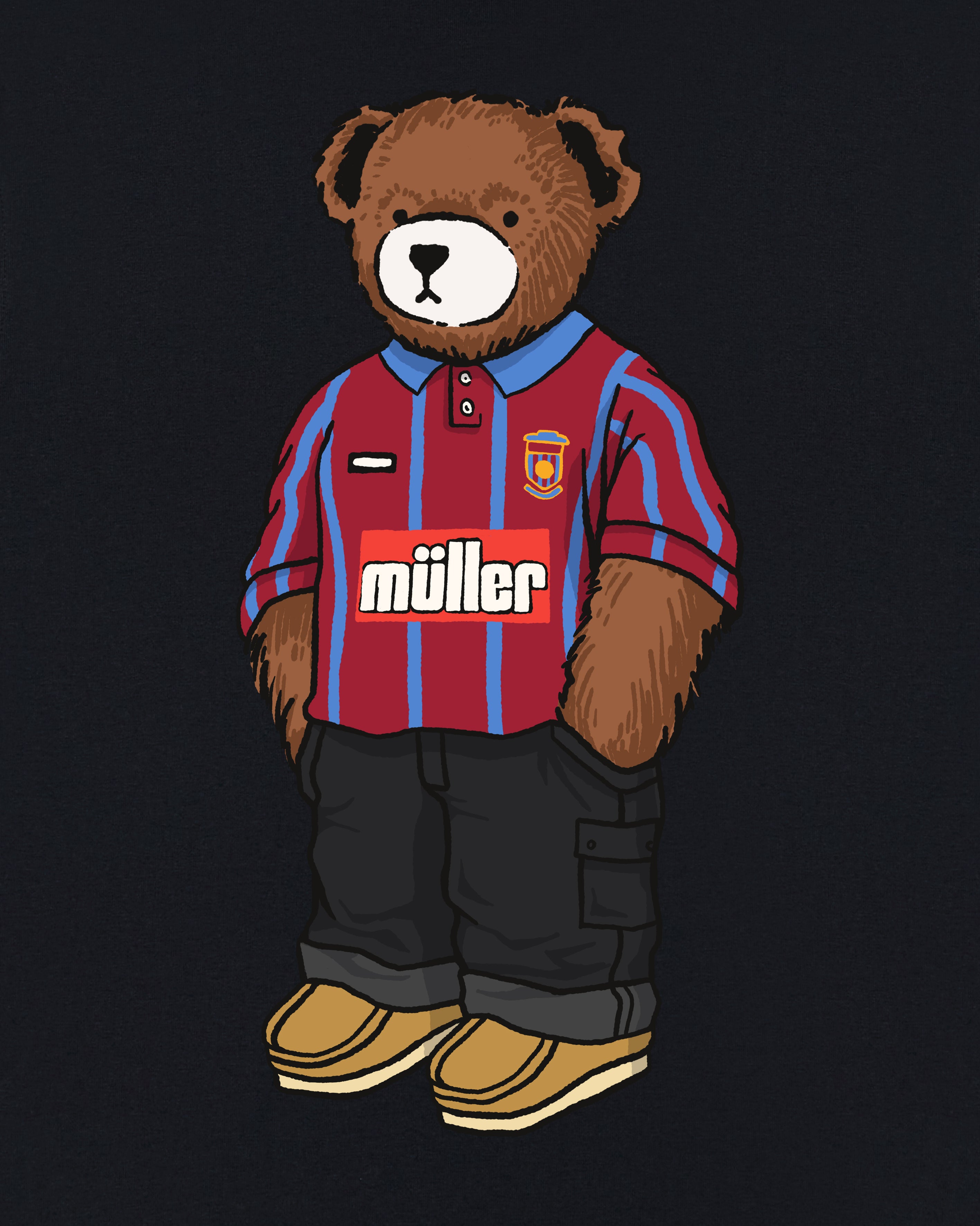 ART OF x AVFC Home Pickles Tee | Villa Black Graphic Football T-shirt