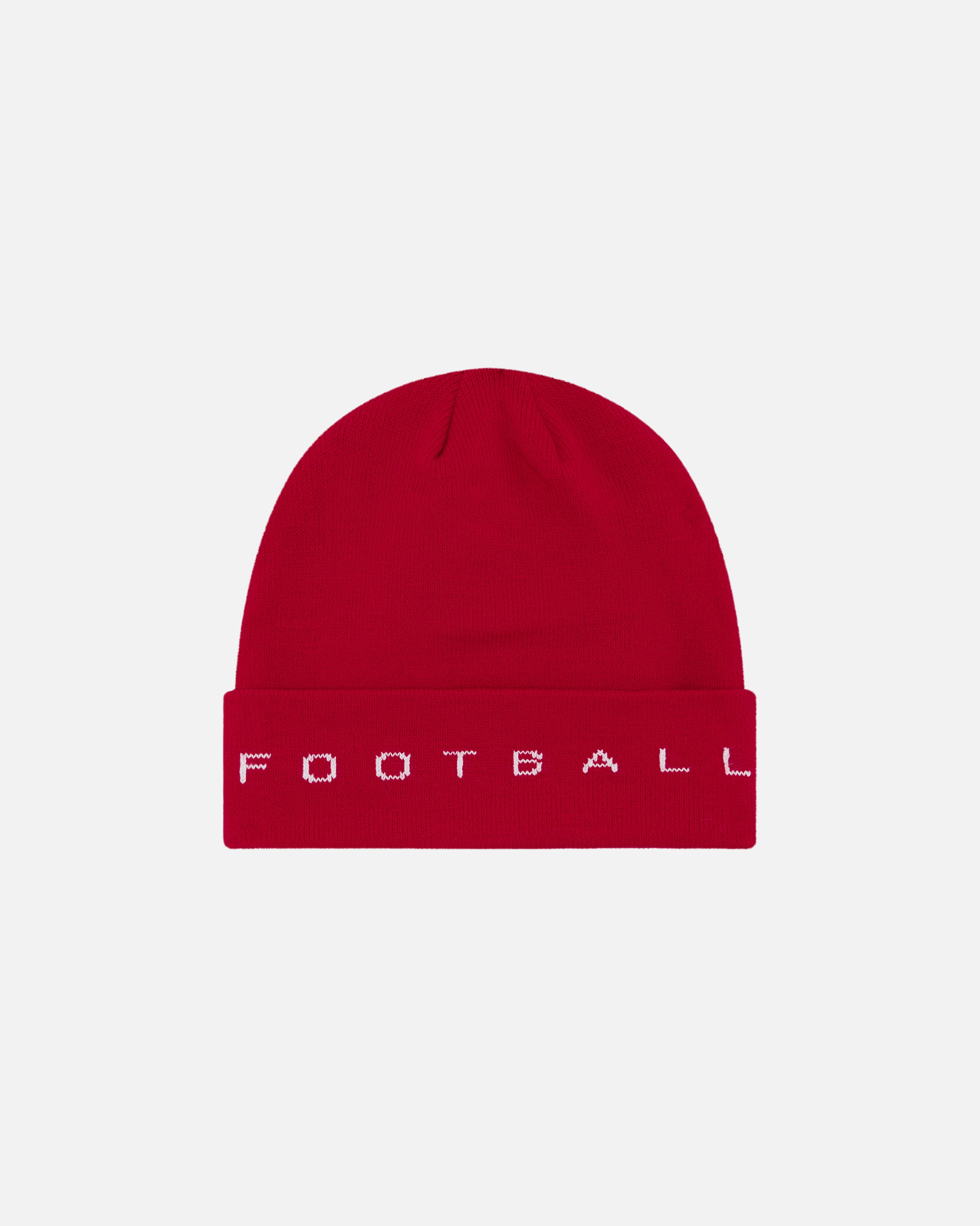ART OF Forest Heritage Beanie | NFFC Red Knitted Football Accessories