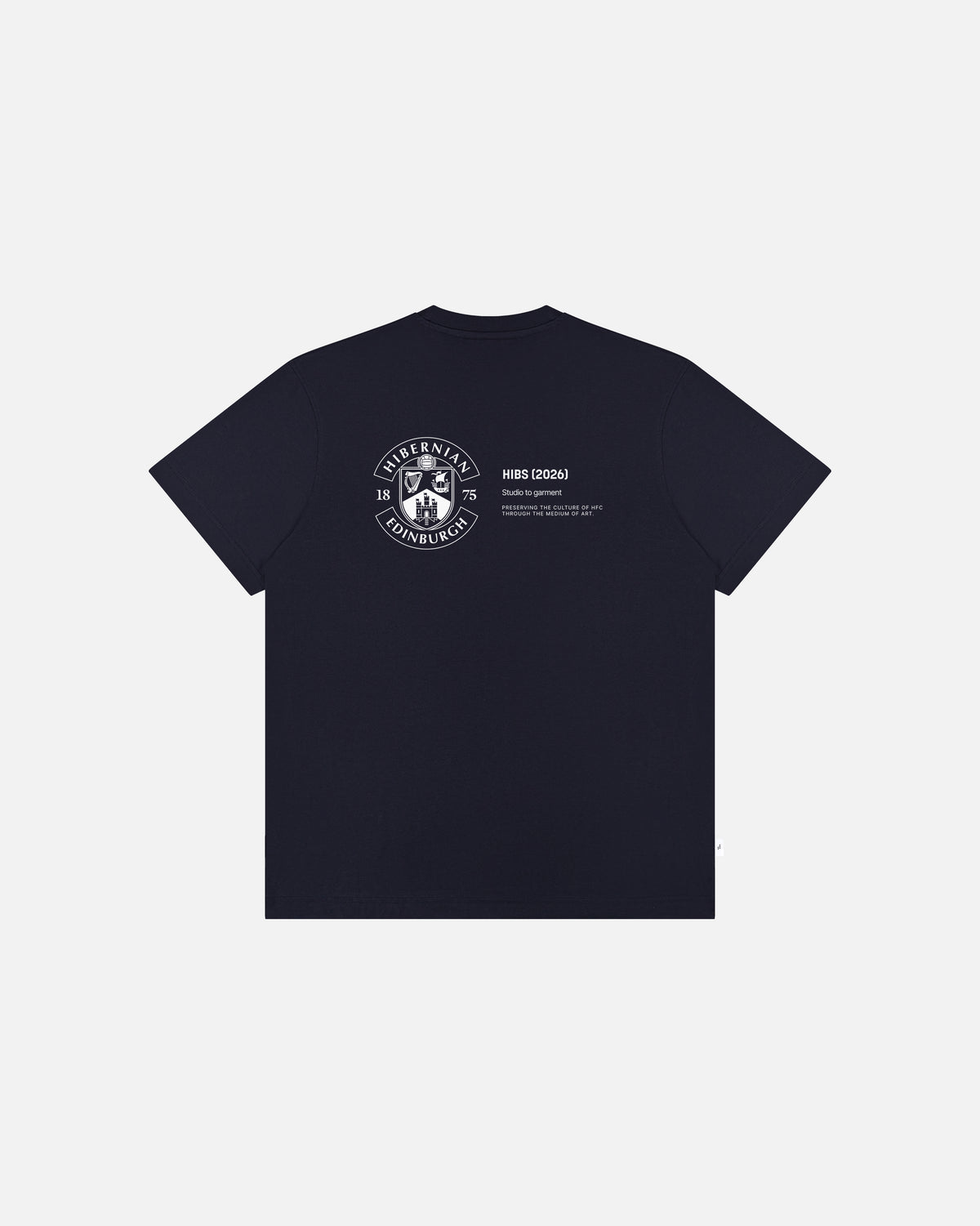 ART OF x Hibernian Gallery Tee | Navy Graphic Football T-shirt