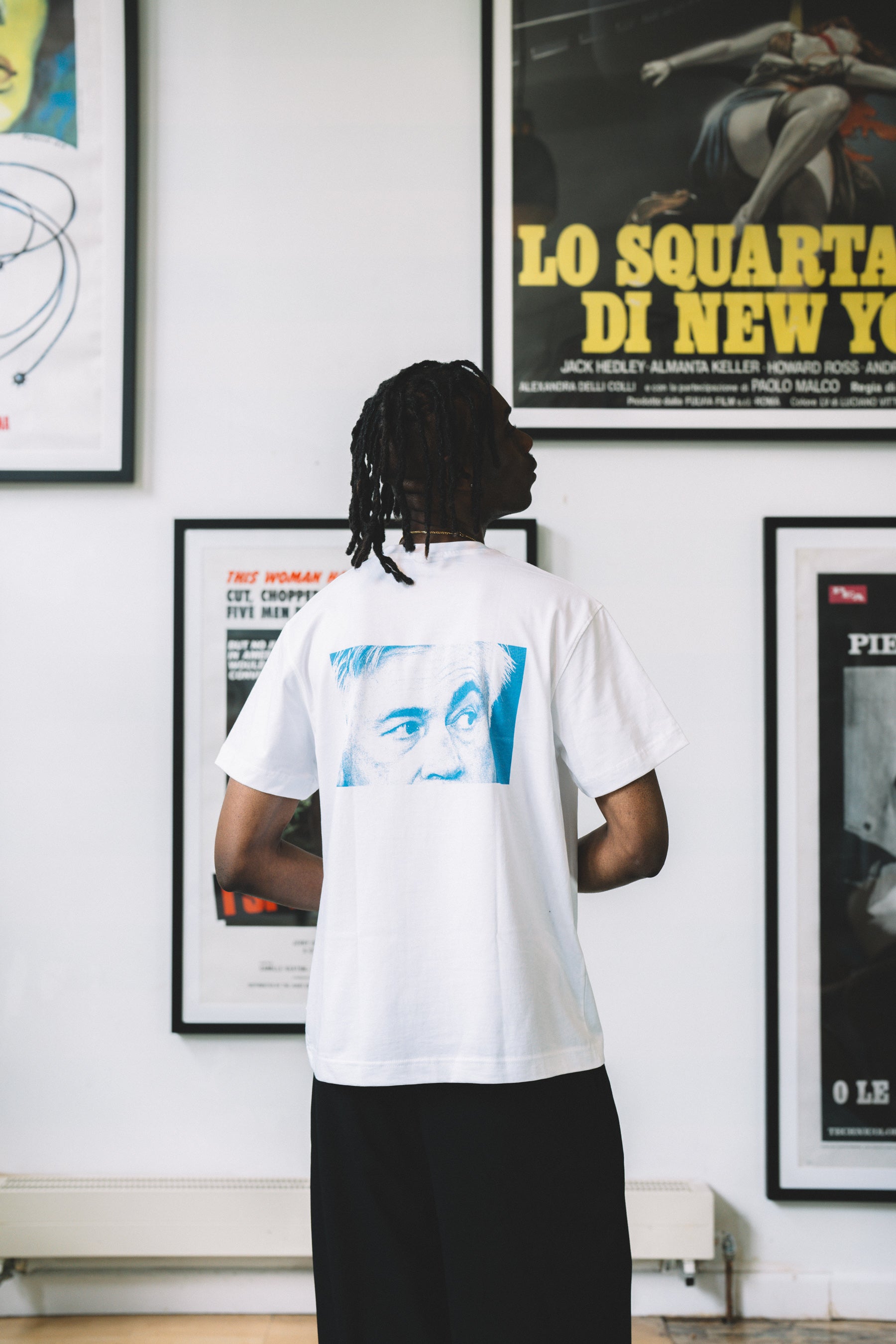 ART OF Don Carlo Tee | RMCF White Graphic Football T-shirt