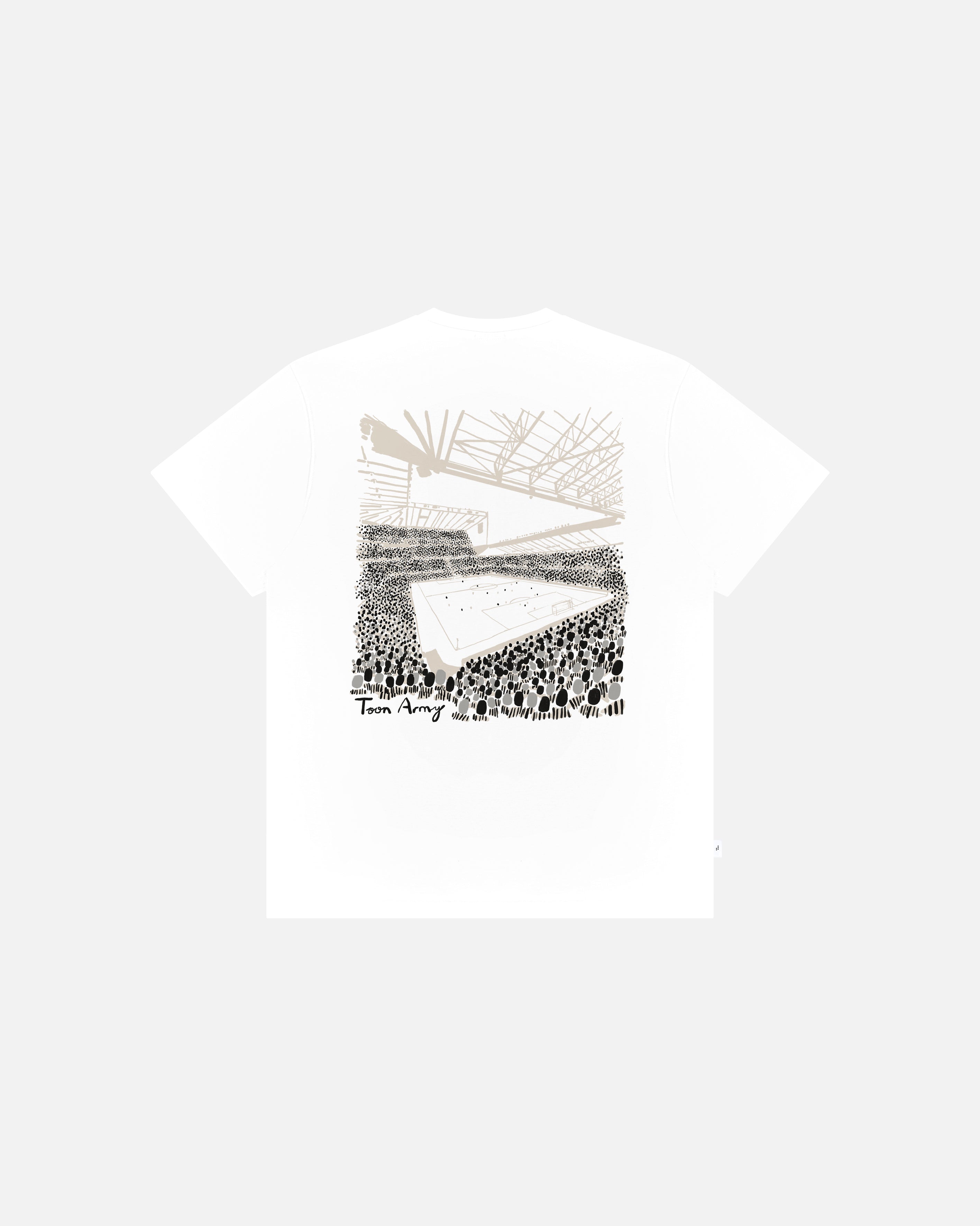 ART OF Toon 12th Man Tee | White Graphic Football T-shirt