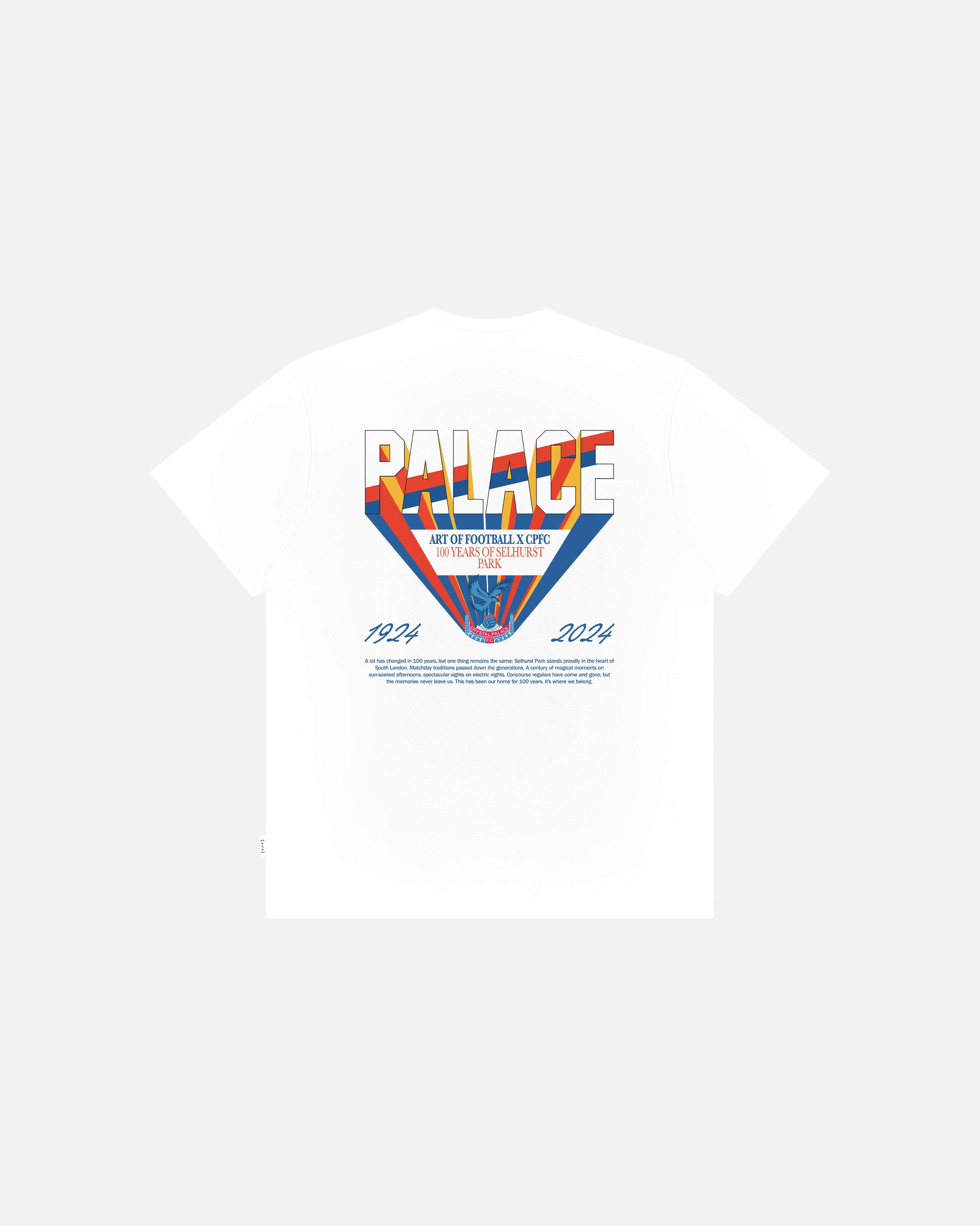 AOF CPFC Selhurst Park Anniversary Tee | White Graphic T-shirt