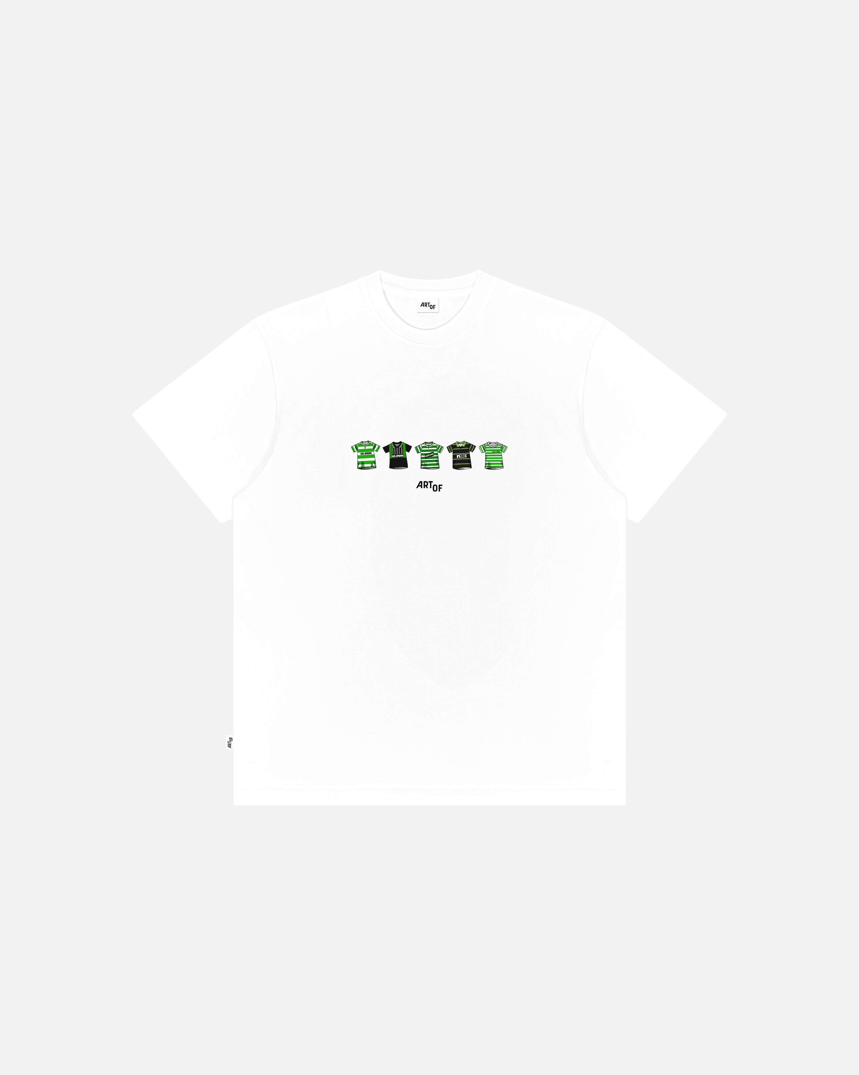 ART OF x Bhoys Printed Classics Tee | White Graphic Football T-shirt