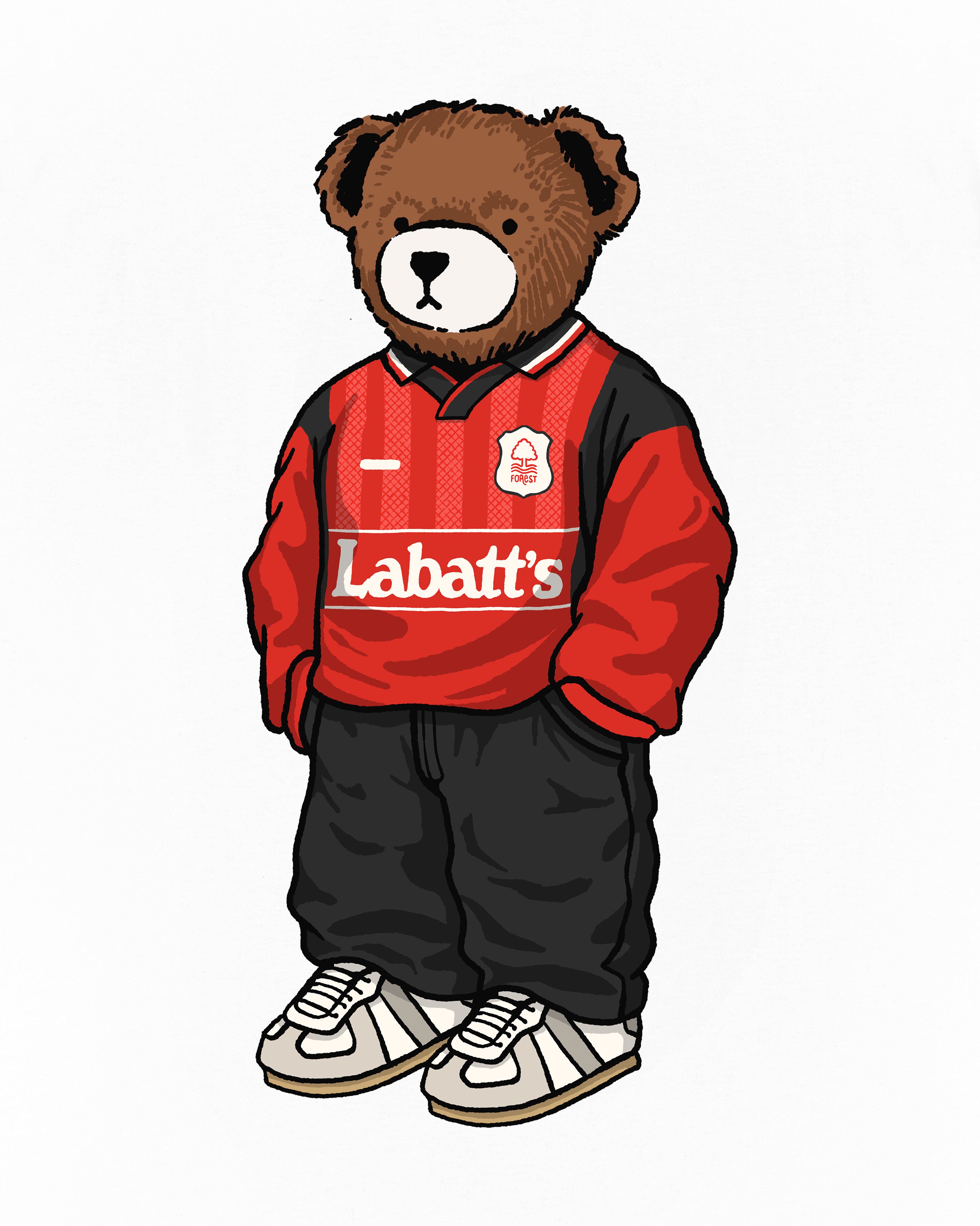 ART OF x Forest Home Pickles Tee | NFFC White Graphic Football T-shirt