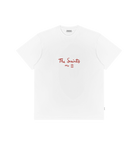White Printed Premium T-Shirt Front