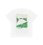 White Printed Premium T-Shirt Back
