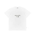 White Printed Premium T-Shirt Front