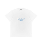 White Printed Premium T-Shirt Front