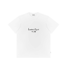 White Printed Premium T-Shirt Front