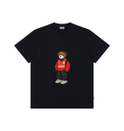 Black Printed Premium T-Shirt Front