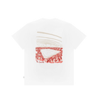 White Printed Premium T-Shirt Back