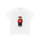 White Printed Premium T-Shirt Front