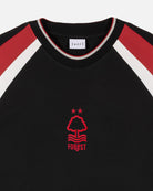ART OF x Forest 90s Oversized Panelled Black Tee | Football T-shirt