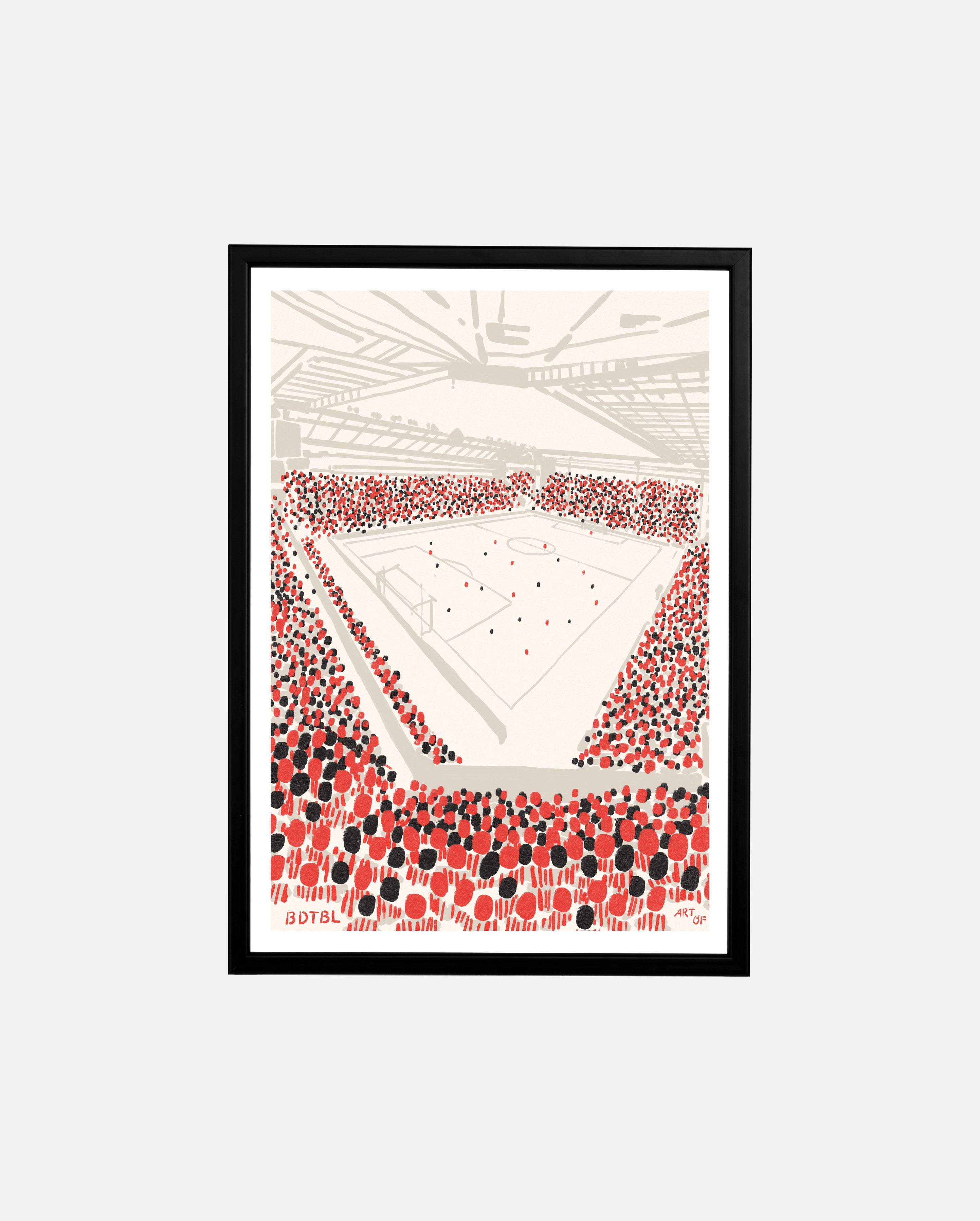 ART OF x Sheffield United 12th Man Framed Print | Football Art