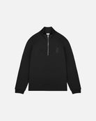 ART OF Football x Hibernian Blackout Quarter Zip Black Sweat | AOF