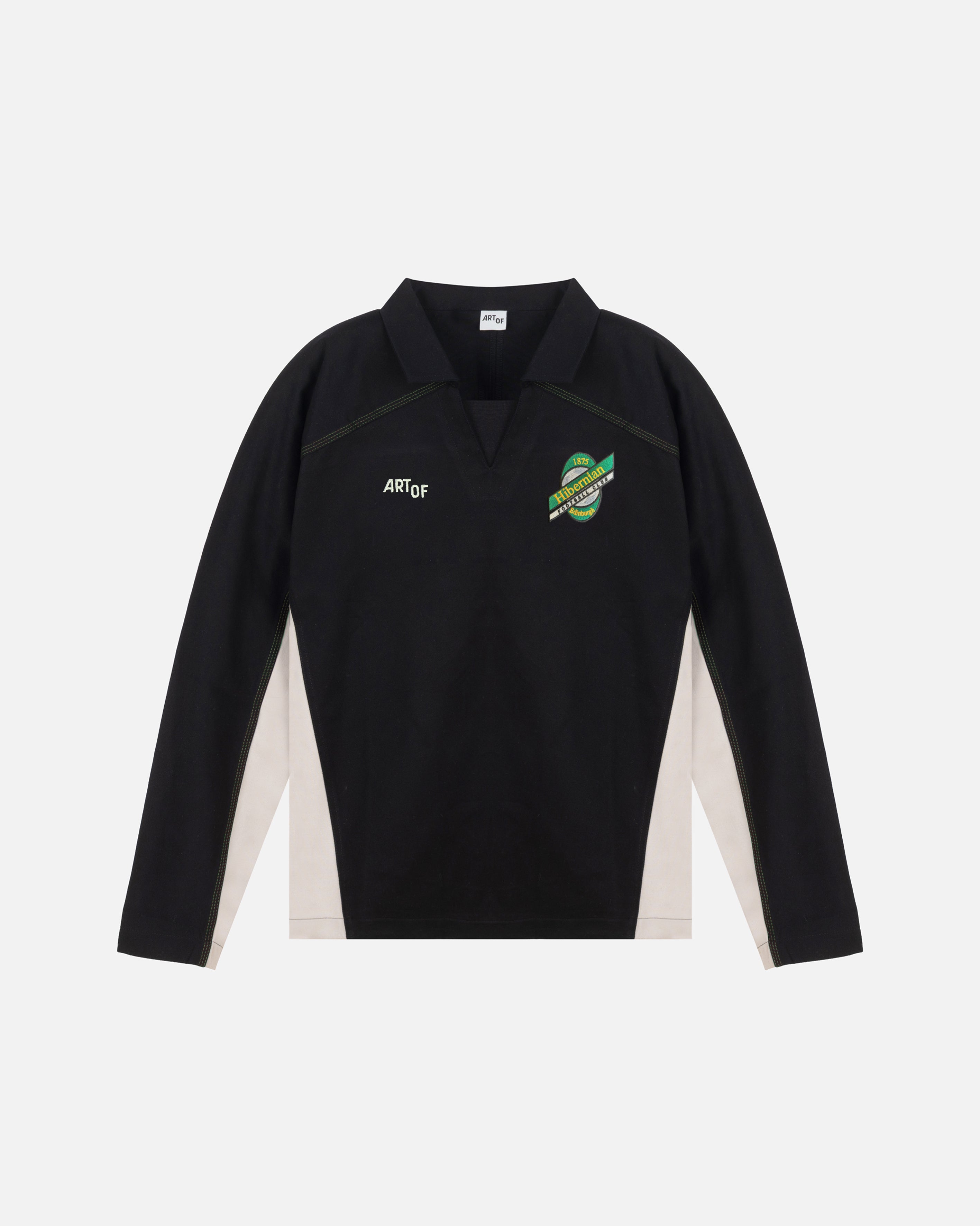 ART OF x Hibernian Drill Top | Long Sleeved Embroidered Football Merch