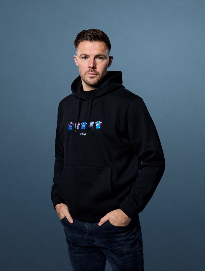 ART OF Football x Rangers Classics Hoodie | AOF Embroidered Sweat