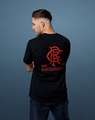 ART OF x Rangers 1872 Tee | RFC Black Graphic Football T-shirt