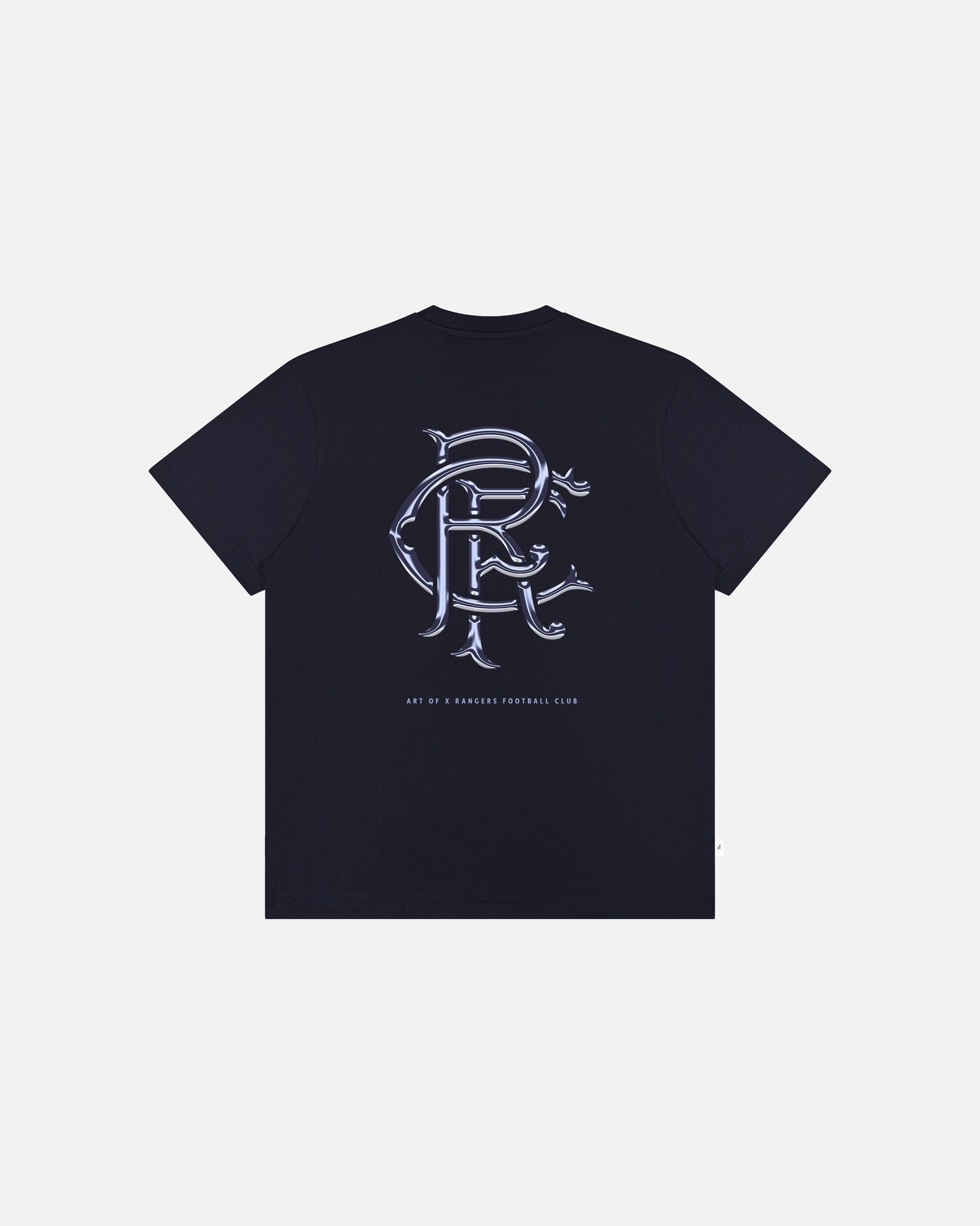 ART OF x Rangers 00s Graphic Tee | RFC Navy Printed Football T-shirt