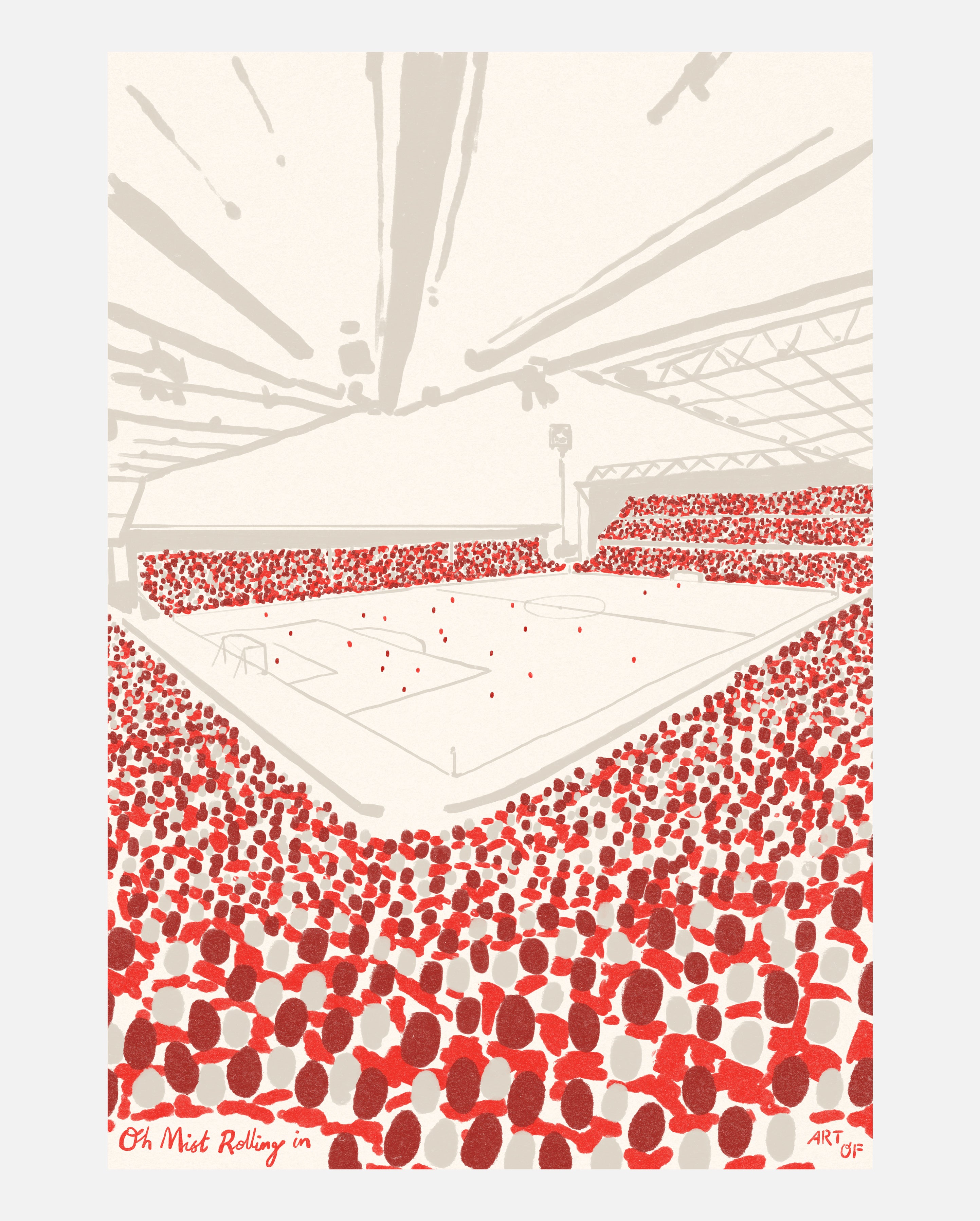ART OF x Forest Twelfth Man Framed Print | Football Wall Art