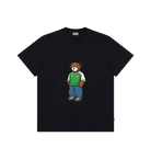 Black Printed Premium T-Shirt Front