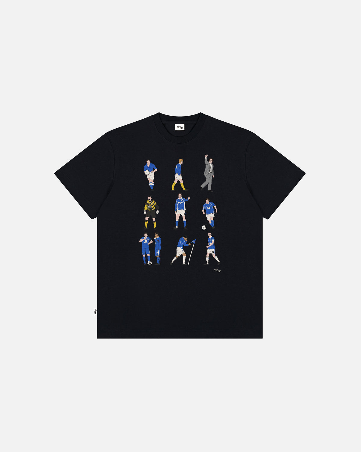 ART OF x Everton Generations Tee | Black Graphic Football T-shirt