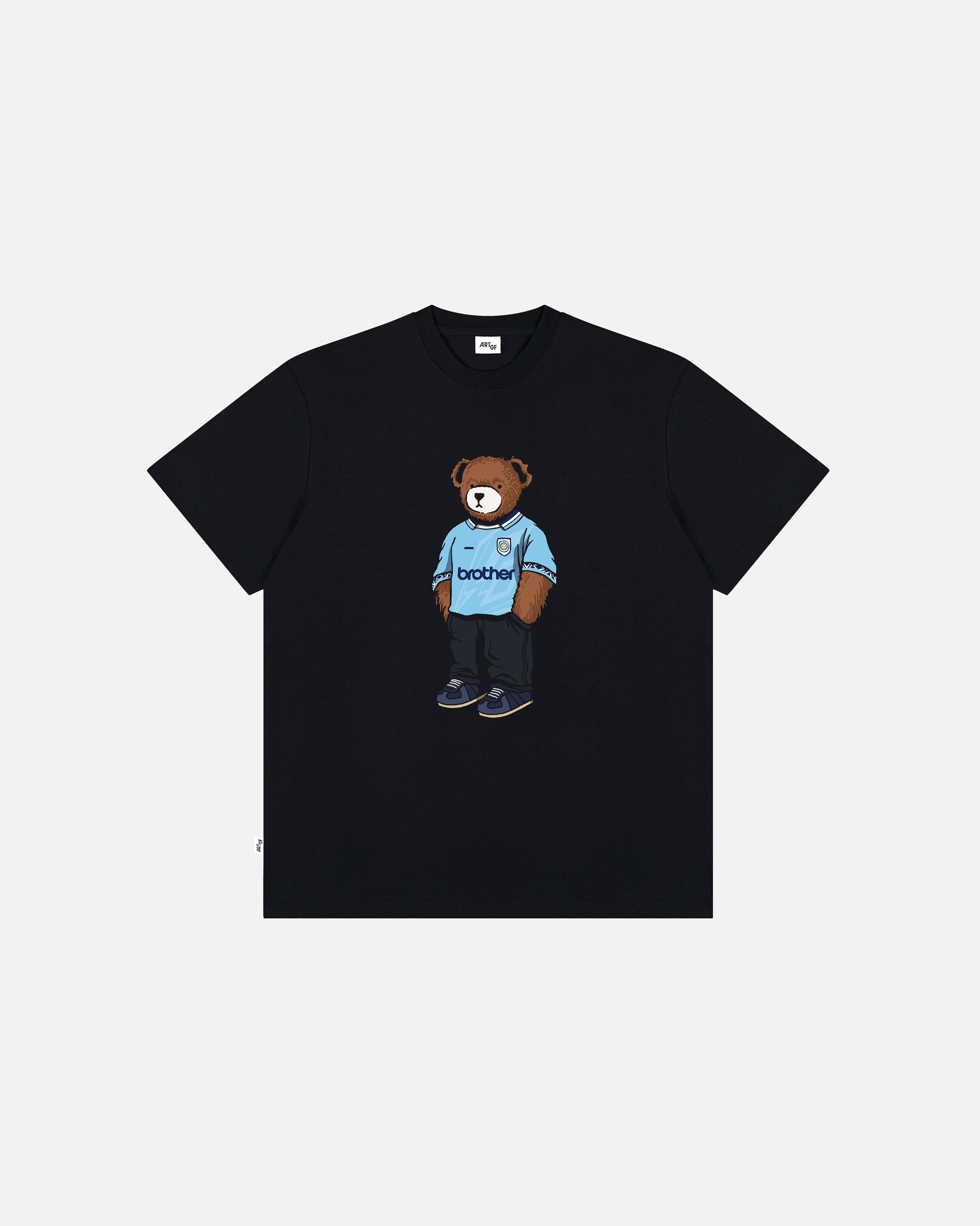ART OF x City Home Pickles Tee | MCFC Black Graphic Football T-shirt