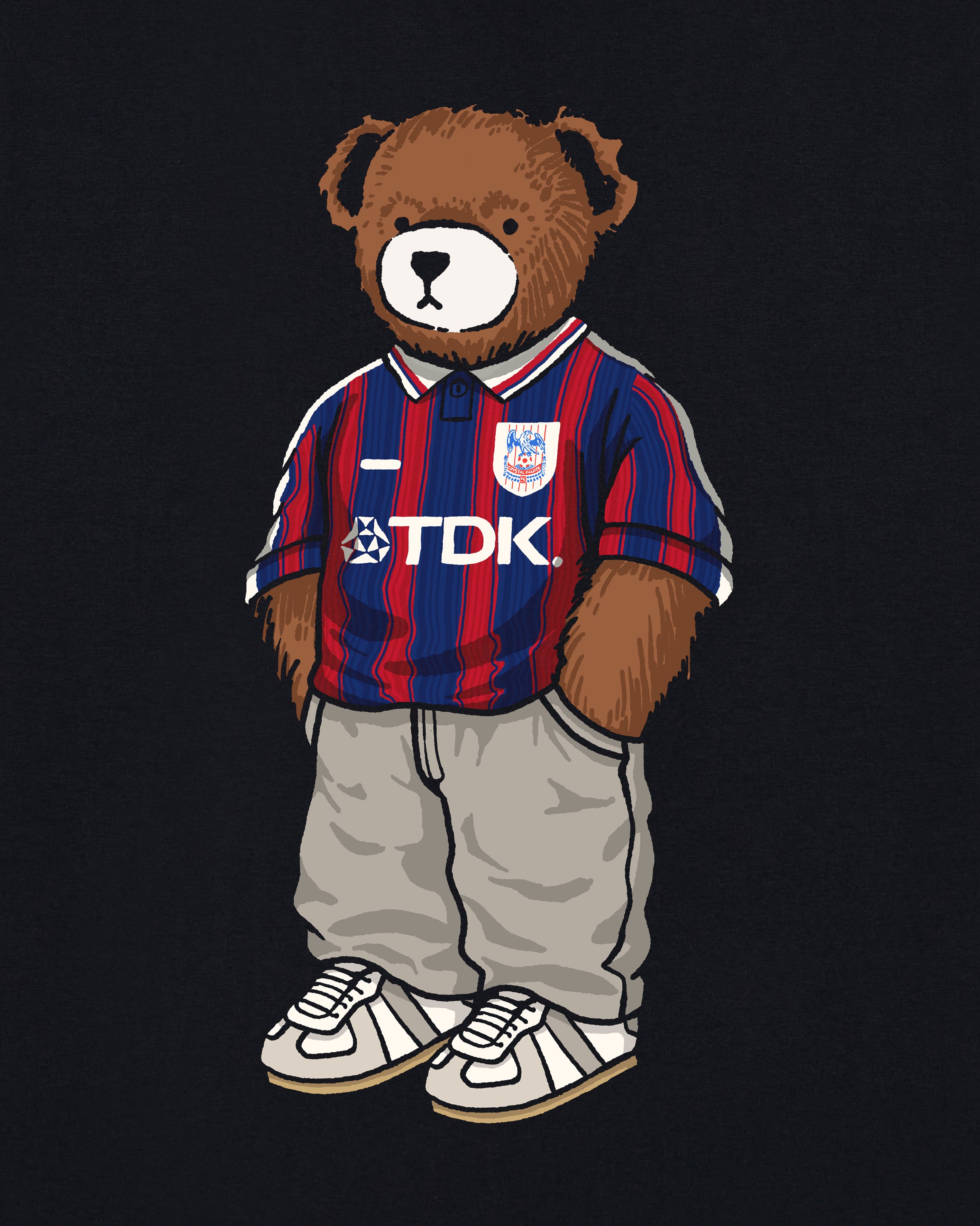 ART OF x Crystal Palace Home Pickles | Black Graphic Football T-shirt