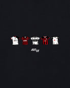 ART OF x Fulham Classics Tee | FFC Black Graphic Football T-shirt