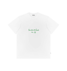 White Printed Premium T-Shirt Front