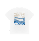 White Printed Premium T-Shirt Back