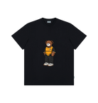 Black Printed Premium T-Shirt Front