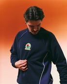 ART OF x Blackburn Rovers Navy & Blue Panelled Sweat | Football Merch