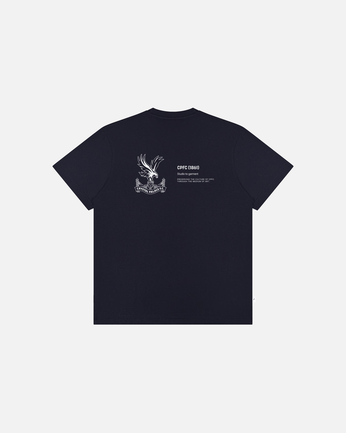 ART OF x Crystal Palace Gallery Tee | Navy Graphic Football T-shirt