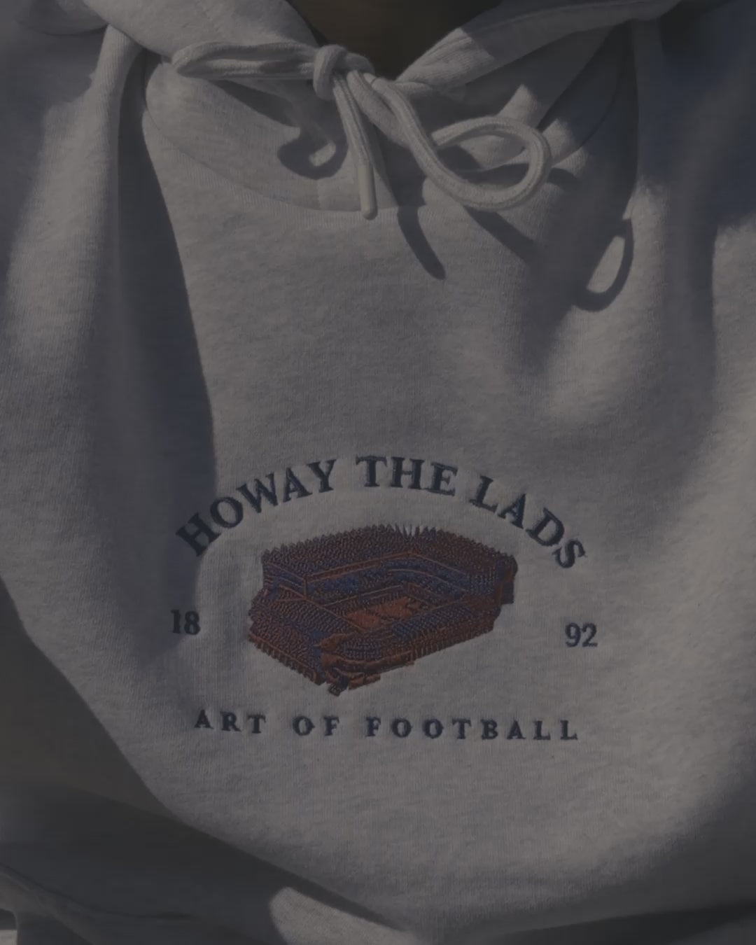 ART OF Toon Stadium Hoodie | NUFC Embroidered Football Sweat