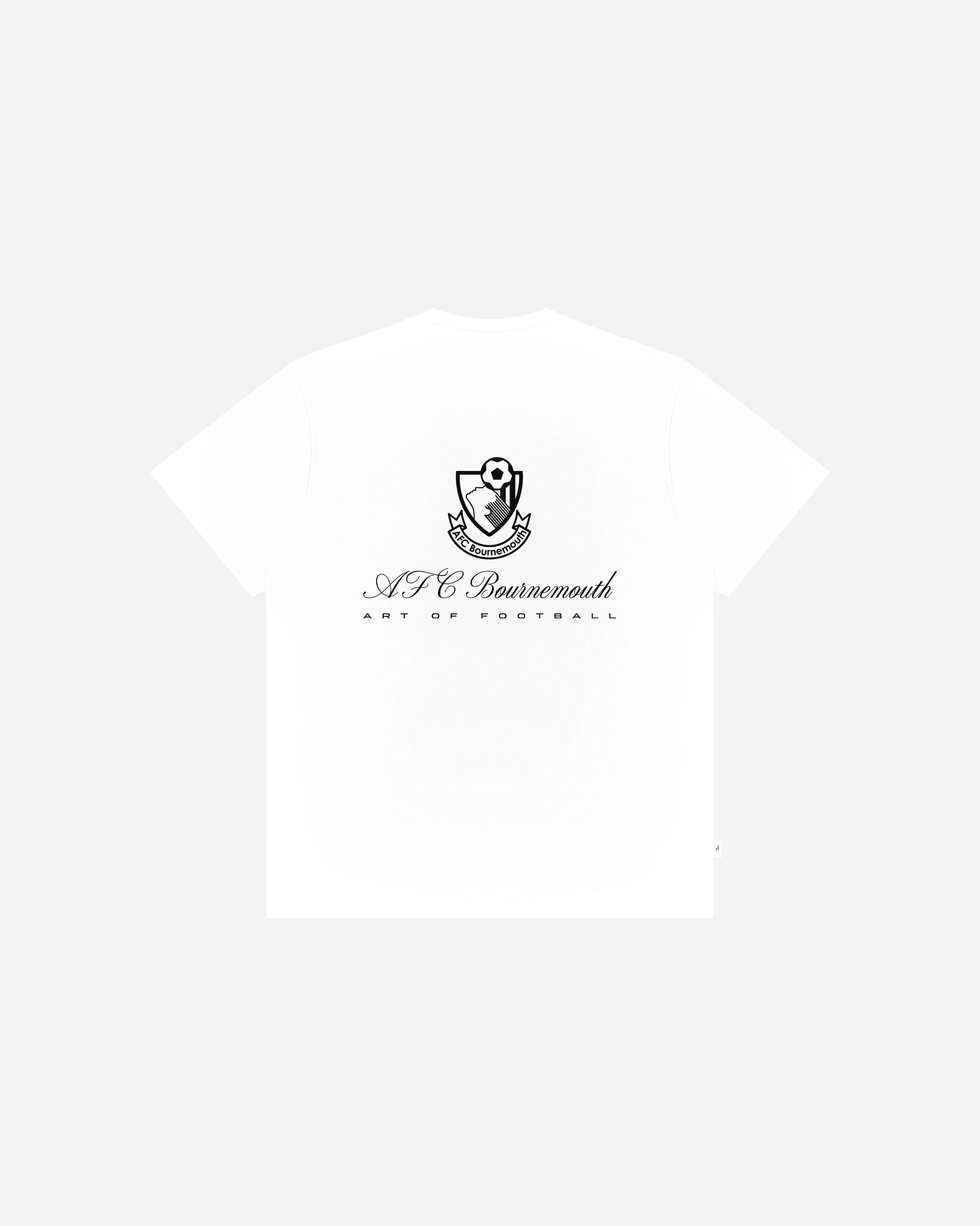 ART OF x Bournemouth Heritage Tee | White Graphic Football T-shirt
