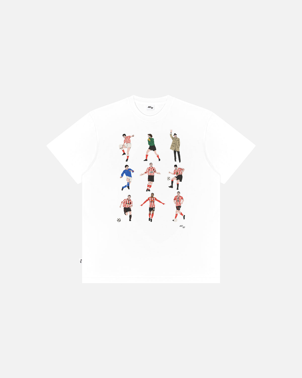 ART OF x Sunderland Generations Tee | White Graphic Football T-shirt