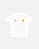 ART OF Football x Leeds Smiley Tee | AOF x LUFC White Graphic T-shirt